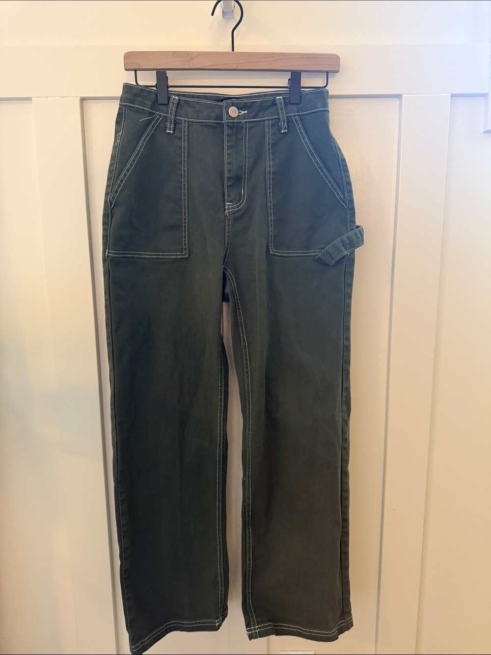 American Bazi Olive Green Workwear Pants